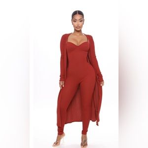 NWT Fashion Nova All Inclusive Jumpsuit Set